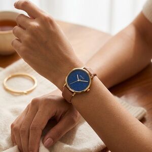 JULIUS Model JA-953 Women’s Quartz Watch- Genuine Brown leather, 16 mm Width